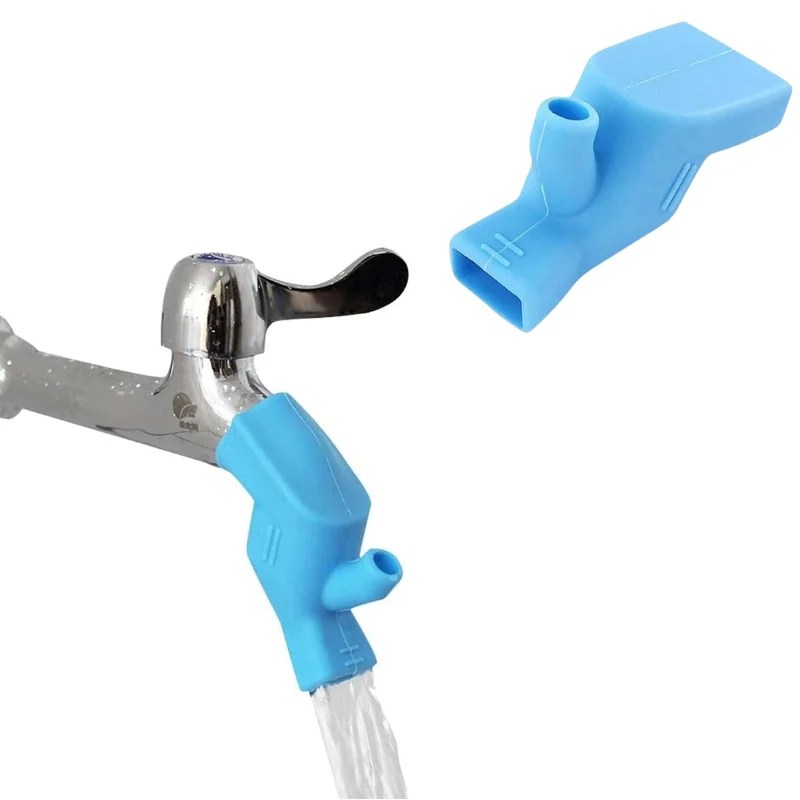 Water Tap Silicone Faucet Extender (Random Colours)