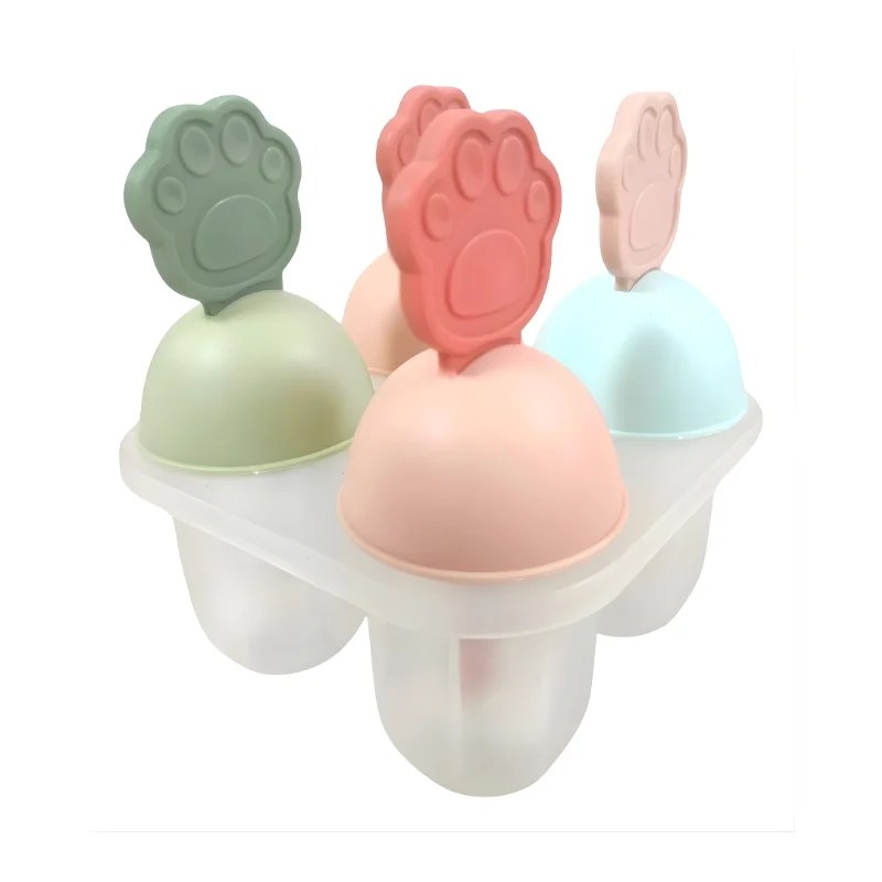 Animated Popsicle Mould 4 Cavity