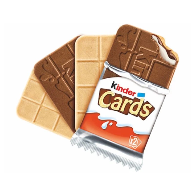 Kinder Cards 2 Pcs Pack 25.6g