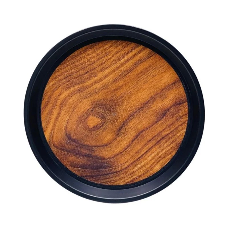 Wood Grain Anti-Slip Serving Tray Round 30cm