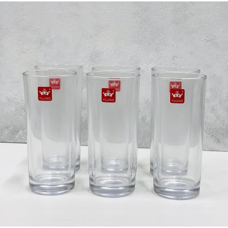 Yujing 6 Pcs Tapered Glass Tumbler Set 325ml – YJA-1012SP