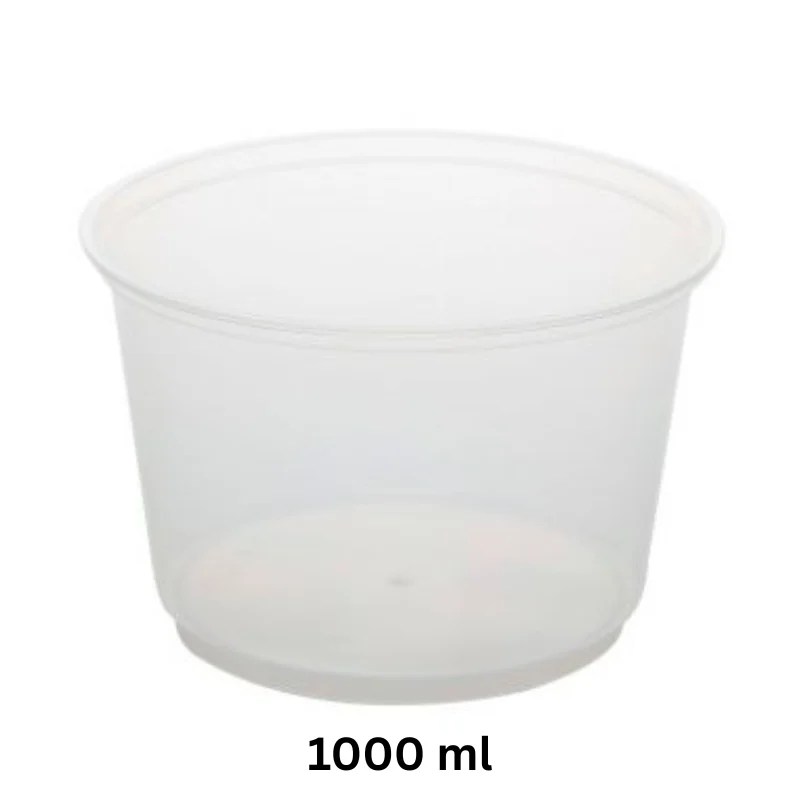 PP Microwavable Clear Container 1000ml
