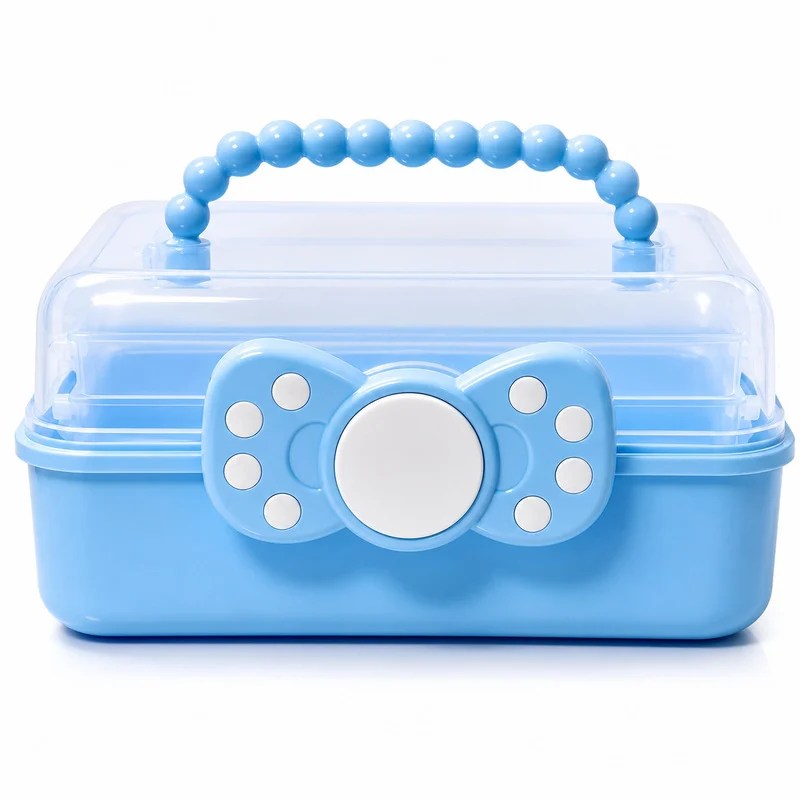 Collapsible & Portable 3 Layer Storage Box (Random Colours)