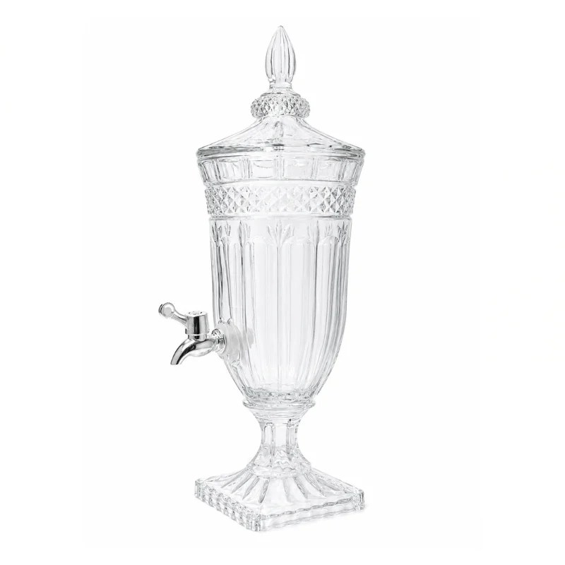 Crystal Glass Beverage Dispenser with Tap 2L – 1161-7