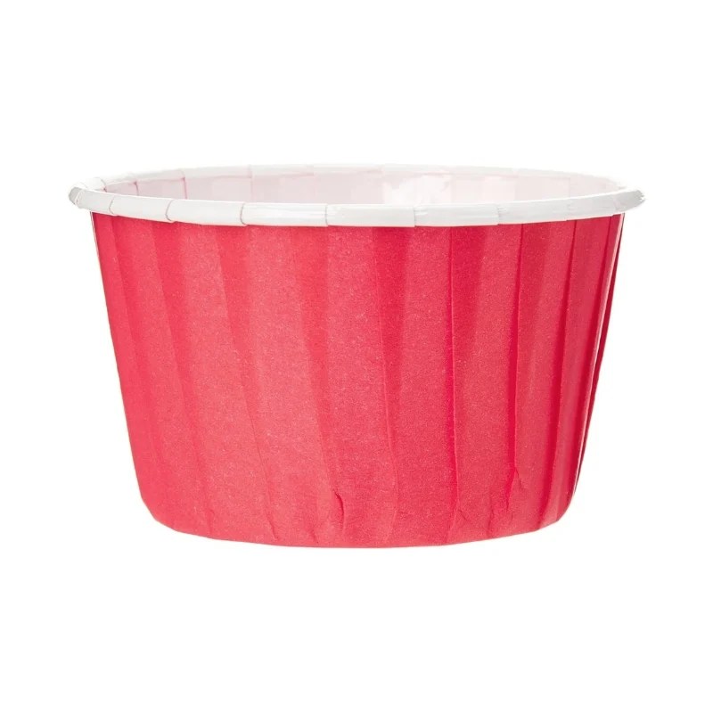 Roll Rim Cupcake Cup 5cm x 4cm – Red (Single Pc)