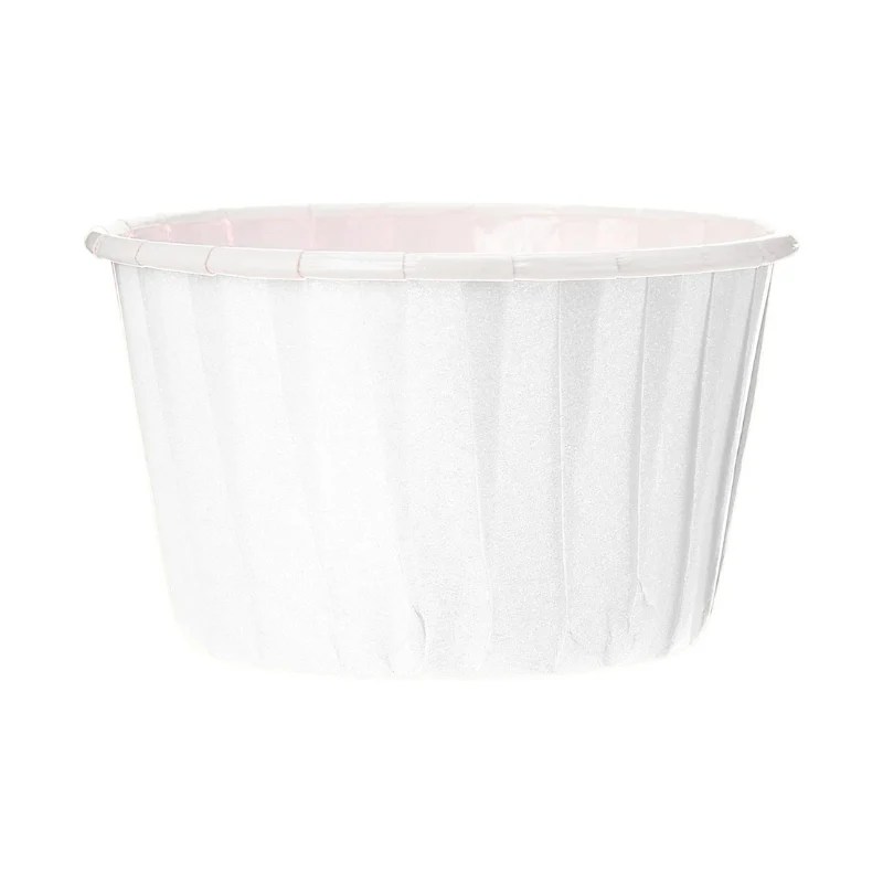 Roll Rim Cupcake Cup 5cm x 4cm – White (Single Pc)