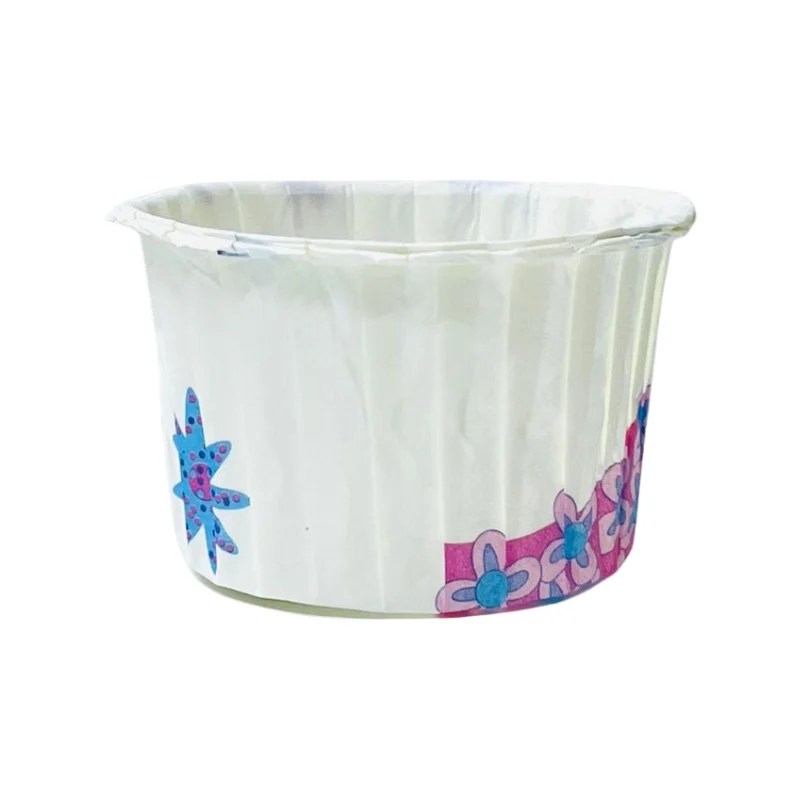 Roll Rim Cupcake Cup 5cm x 4cm – Printed 1 (Single Pc)
