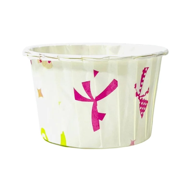 Roll Rim Cupcake Cup 5cm x 4cm – Printed 2 (Single Pc)