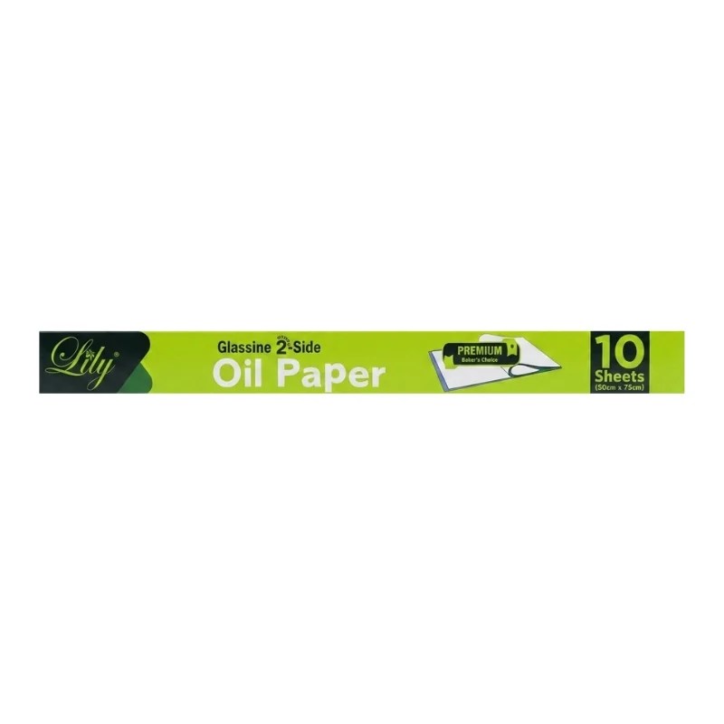 Glassine 2 Sides Premium Oil Paper 50cm x 75cm – 10 Sheets