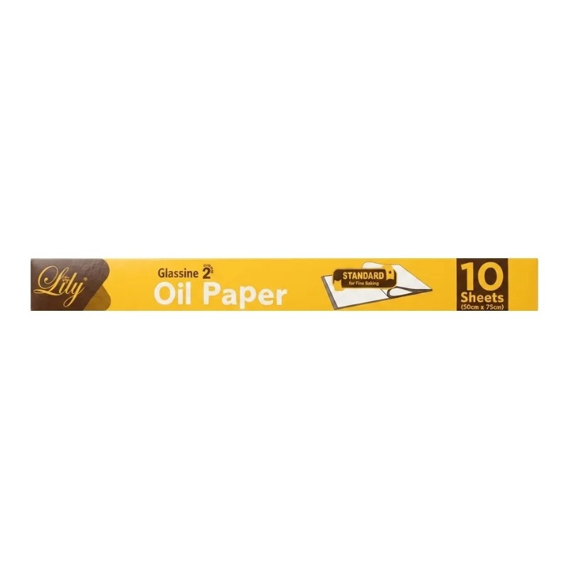 Glassine 2 Sides Standard Oil Paper 50cm x 75cm – 10 Sheets