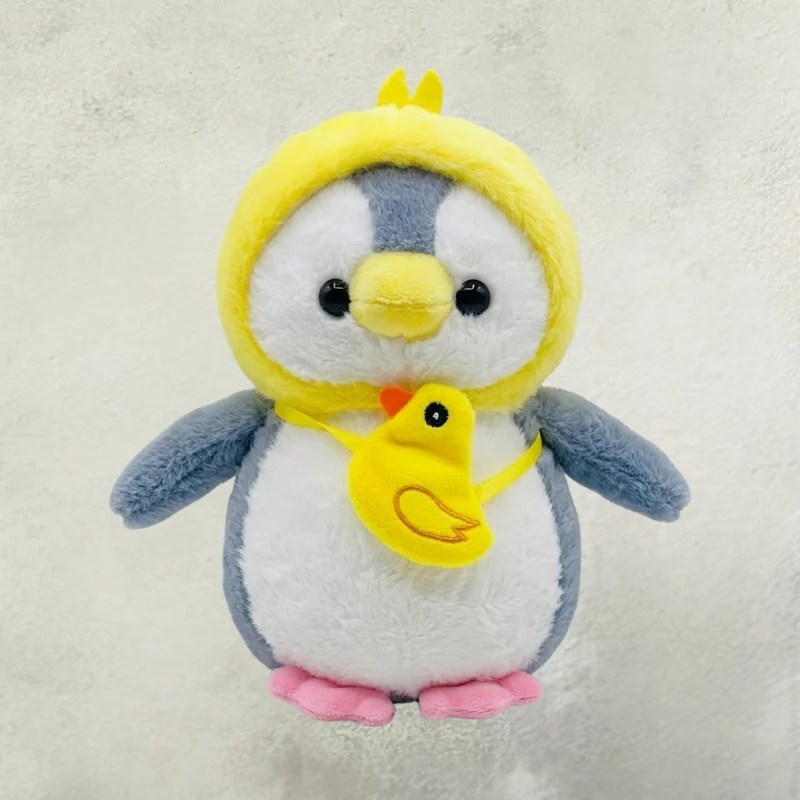 Cute Penguin with Duck Bag Plush Soft Toy 21cm