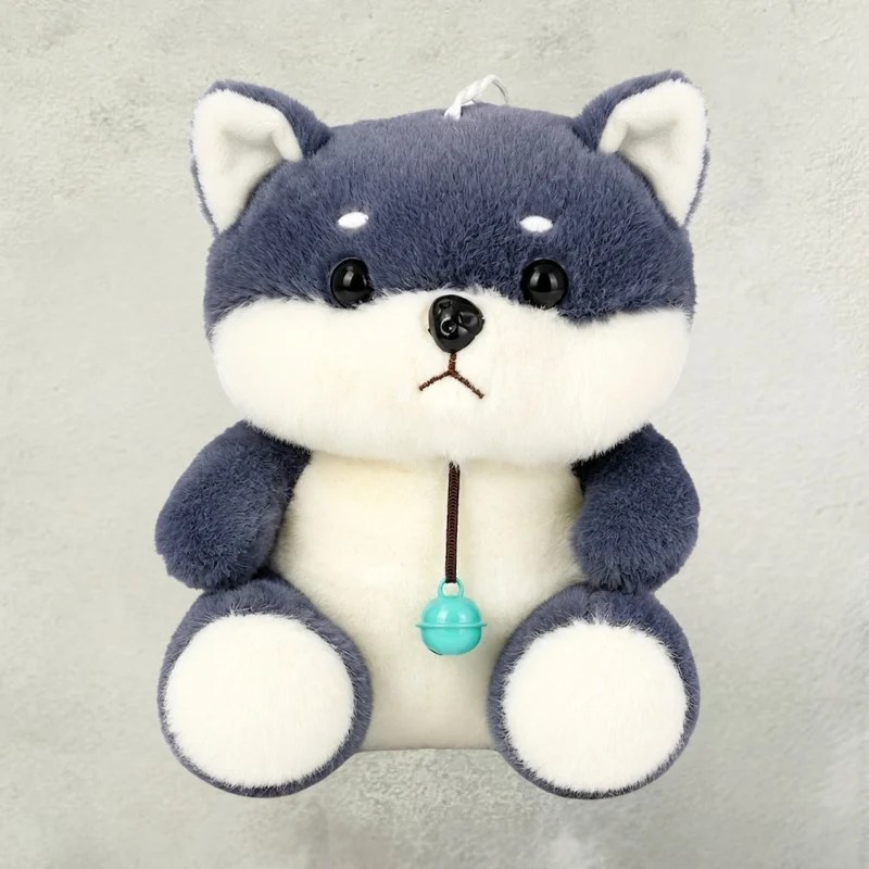 Cute Dog with Bell Plush Soft Toy 21cm