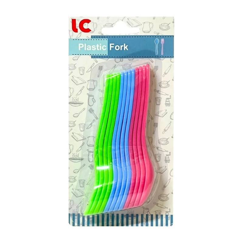 12 Pcs High Quality Plastic Spoon Set – 11cm