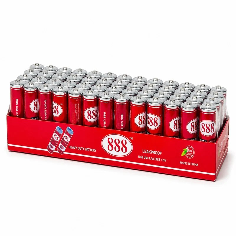 888 Heavy Duty Battery AA – 4 Pcs