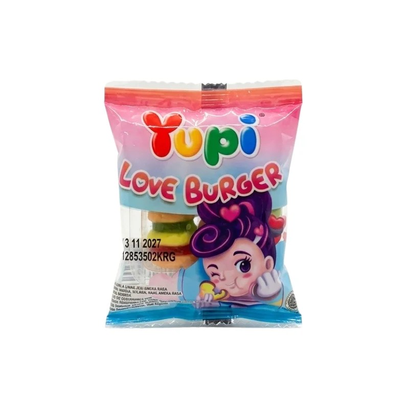 Yupi Love Burger Gummy Candy 10g