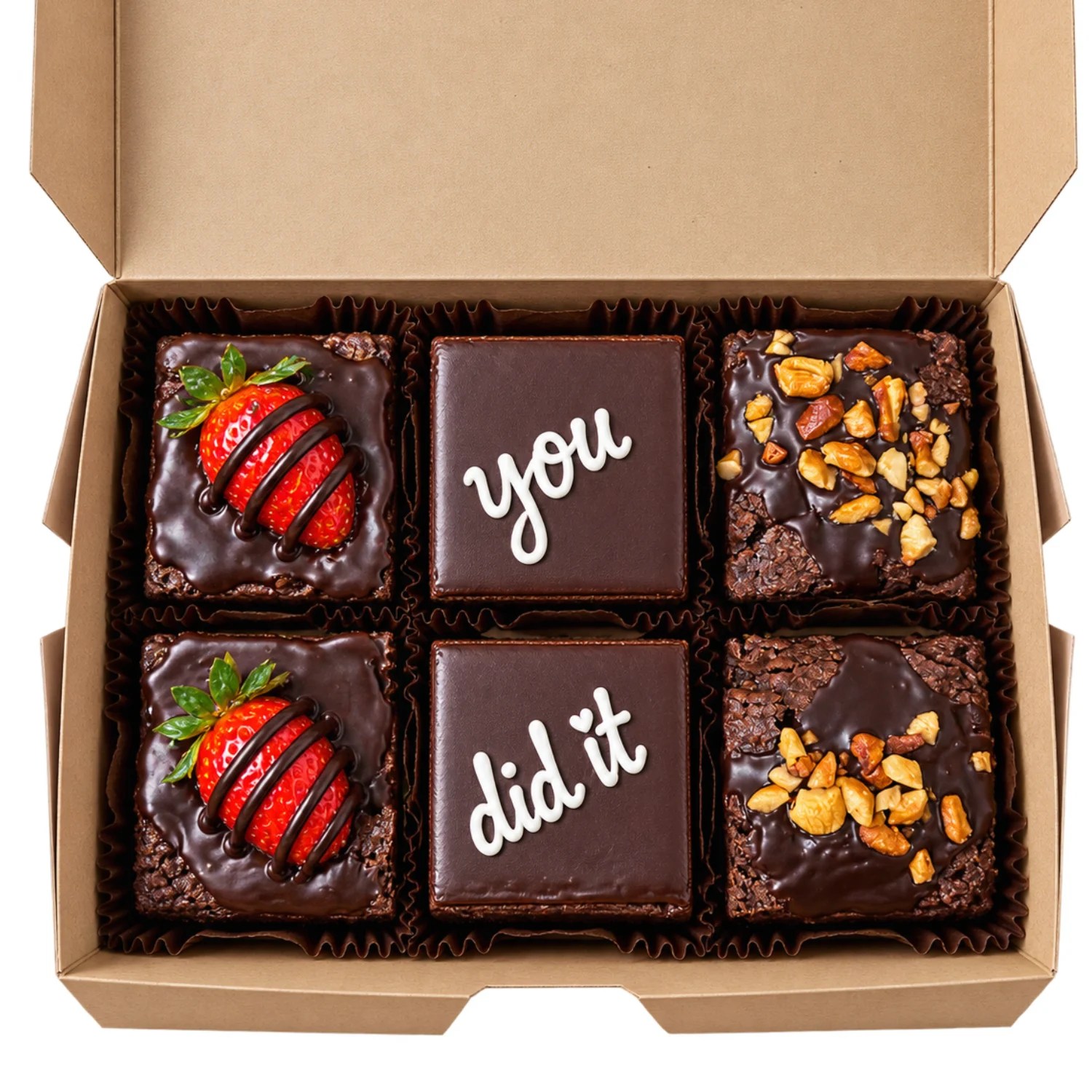 Nuts & Berry Brownie box