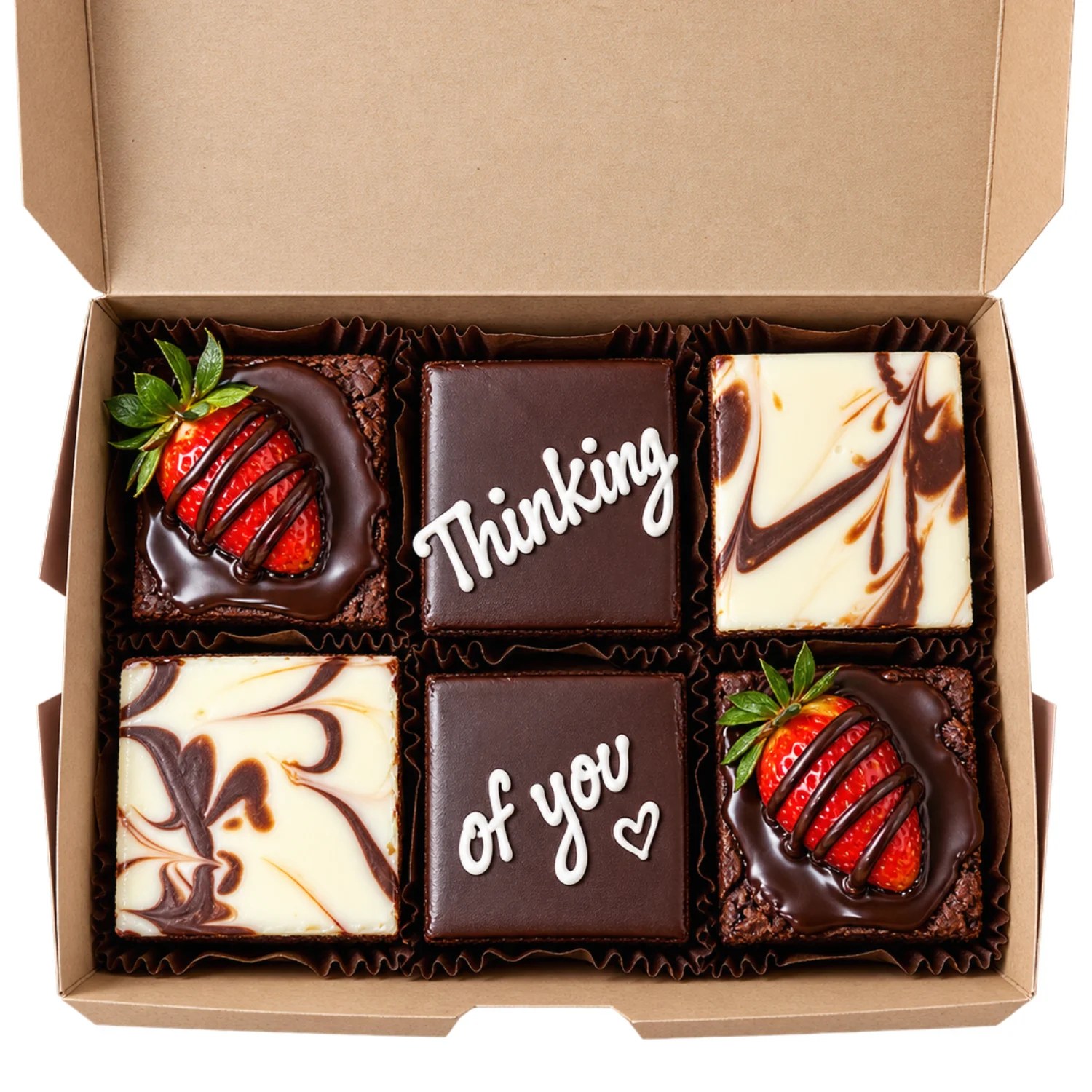Swirl & Berry Brownie Box
