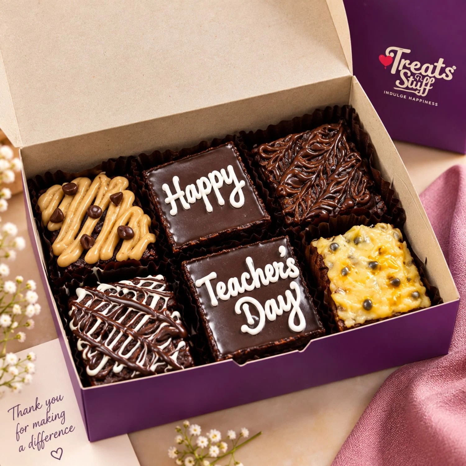 Normal box – Teacher’s Day Brownies