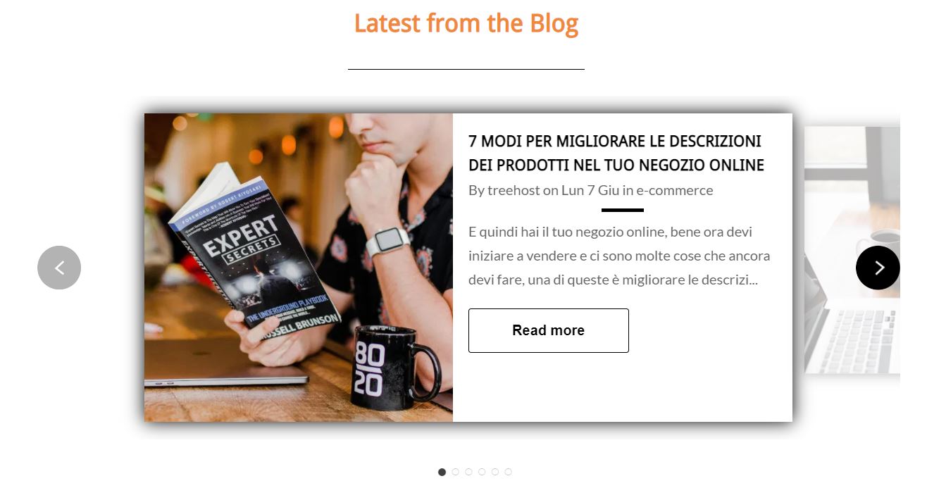 Posts from the blog Carousel