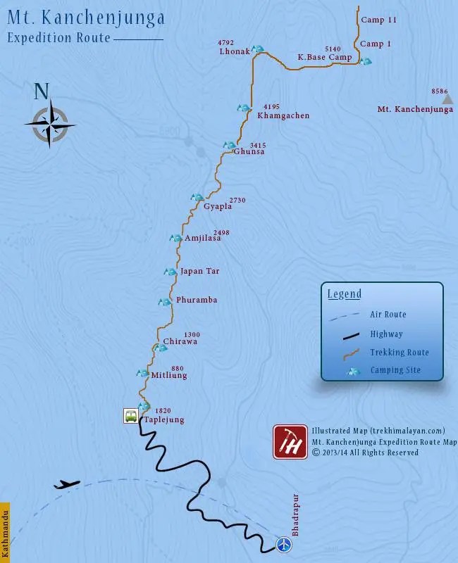 Expedition Itinerary Cost Departure Dates 2026 Mt Expedition Map.webp
