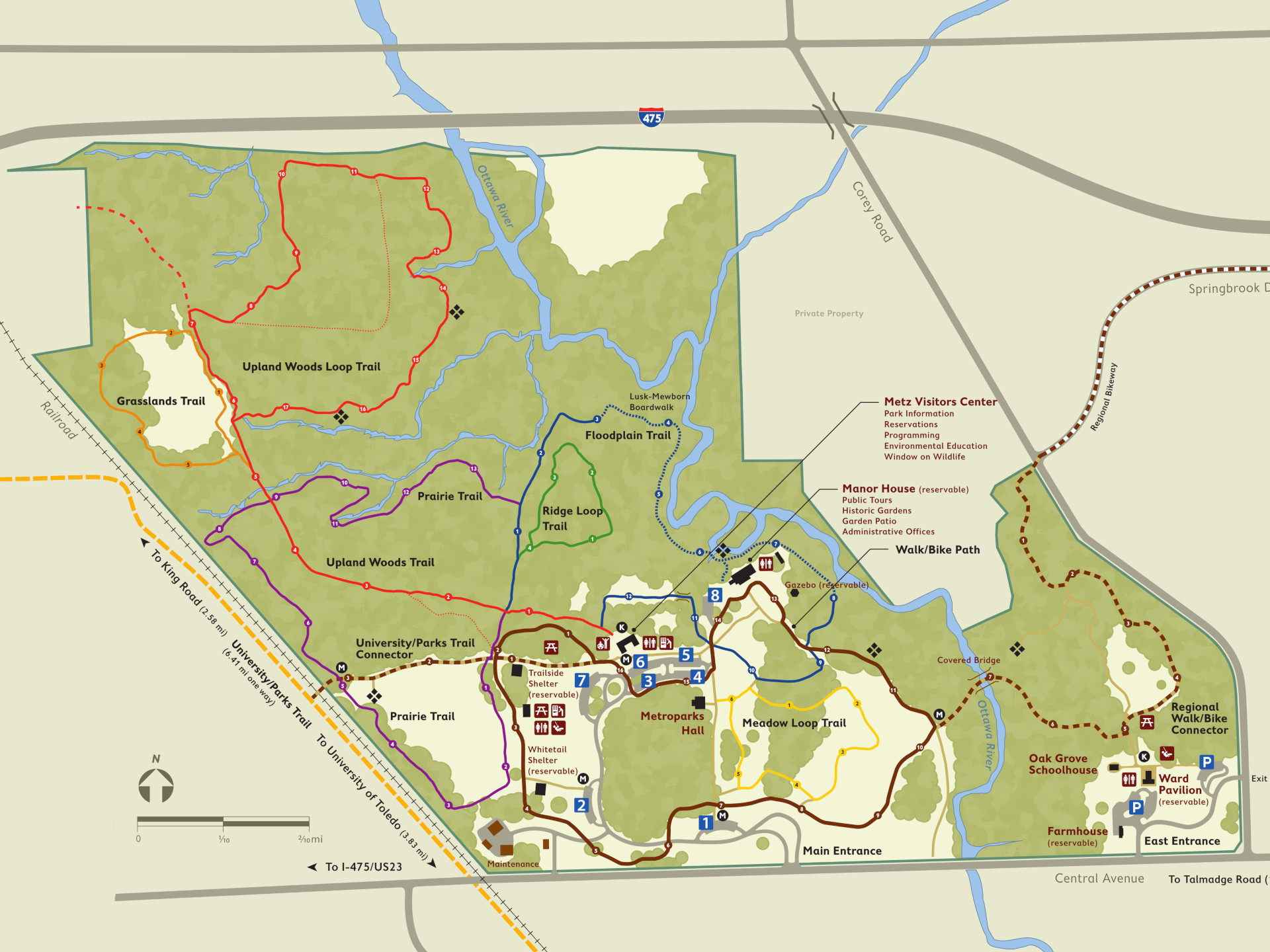 Wildwood Park Trail Map Washington Wildwood Trail End To End Wildwood Map 
