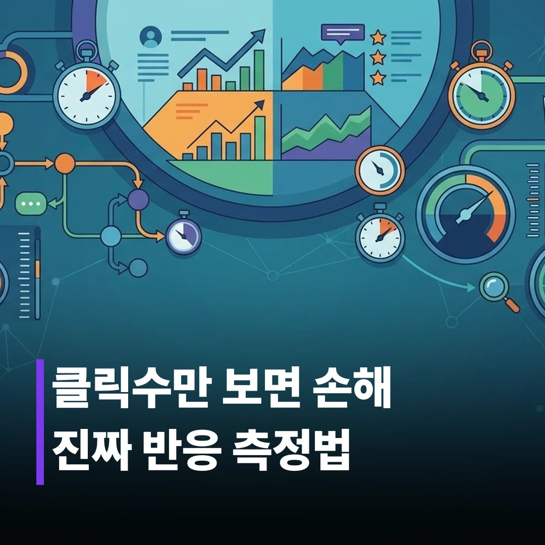 광고 인게이지먼트 측정, 단순 노출 대신 봐야 할 핵심 지표와 4단계 분석법