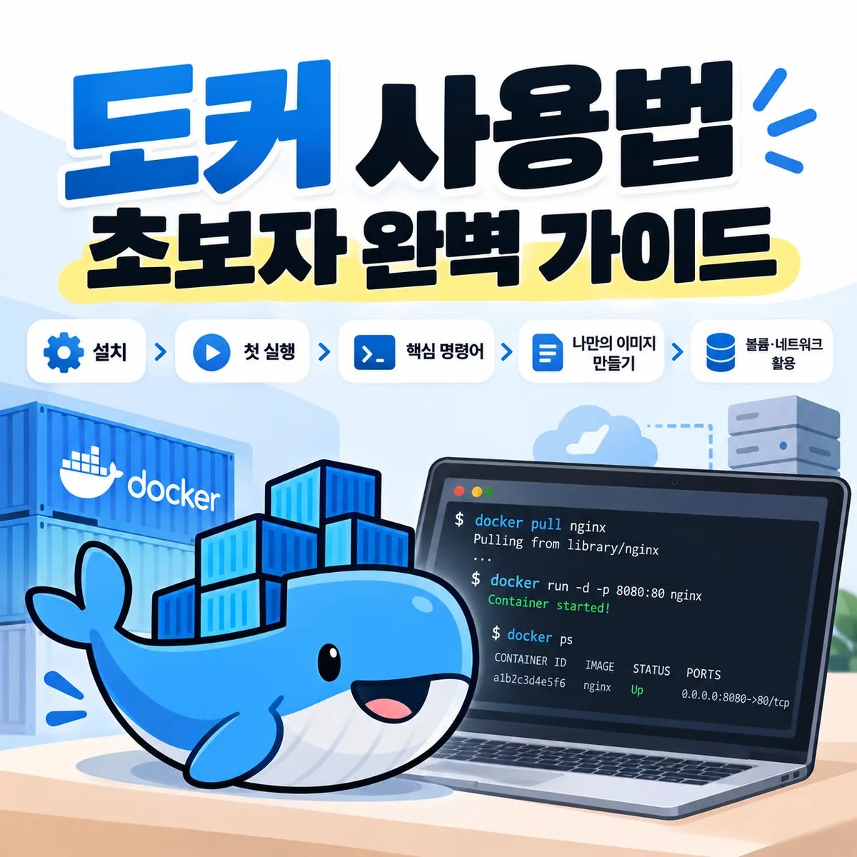 도커 사용법 초보자 완벽 가이드