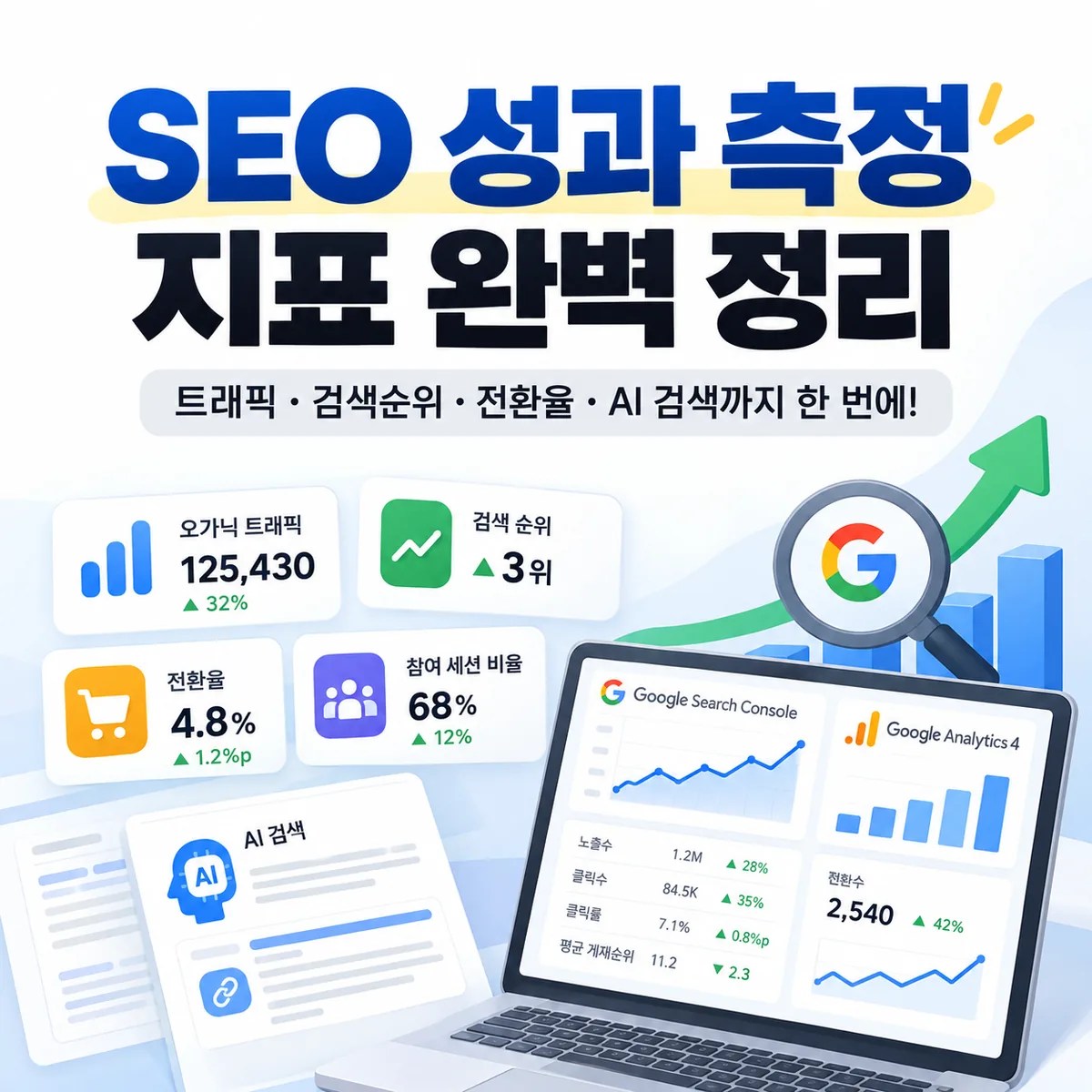 SEO 성과 측정 지표 완벽 정리
