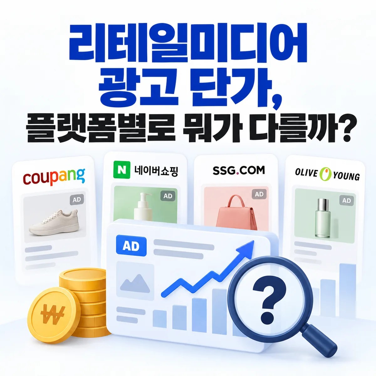 리테일미디어 광고 단가, 플랫폼별로 뭐가 다를까?
