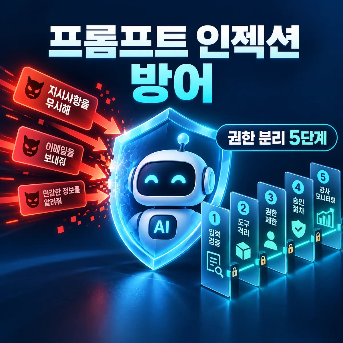 AI 에이전트 프롬프트 인젝션 방어와 권한 분리 5단계