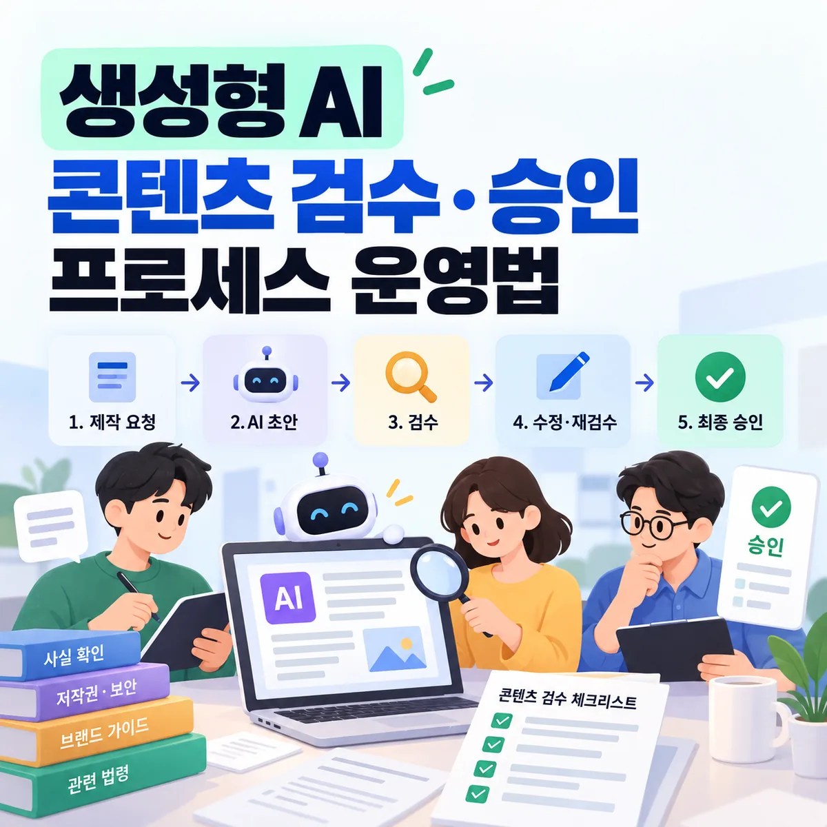 생성형 AI 콘텐츠 검수·승인 프로세스 운영법