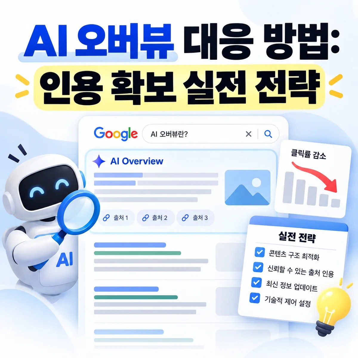 AI 오버뷰 대응 방법: 인용 확보 실전 전략