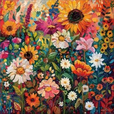 2D Puzzle Blumen