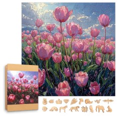 2D Puzzle Tulpen Box