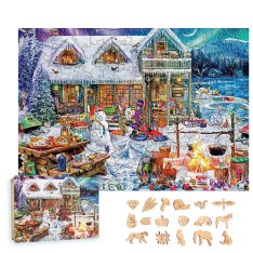 2D Puzzle Winter Box