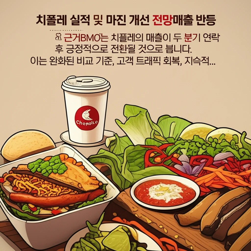 치폴레, 2025년 매출 마진 반등?! BMO의 숨겨진 속삭임