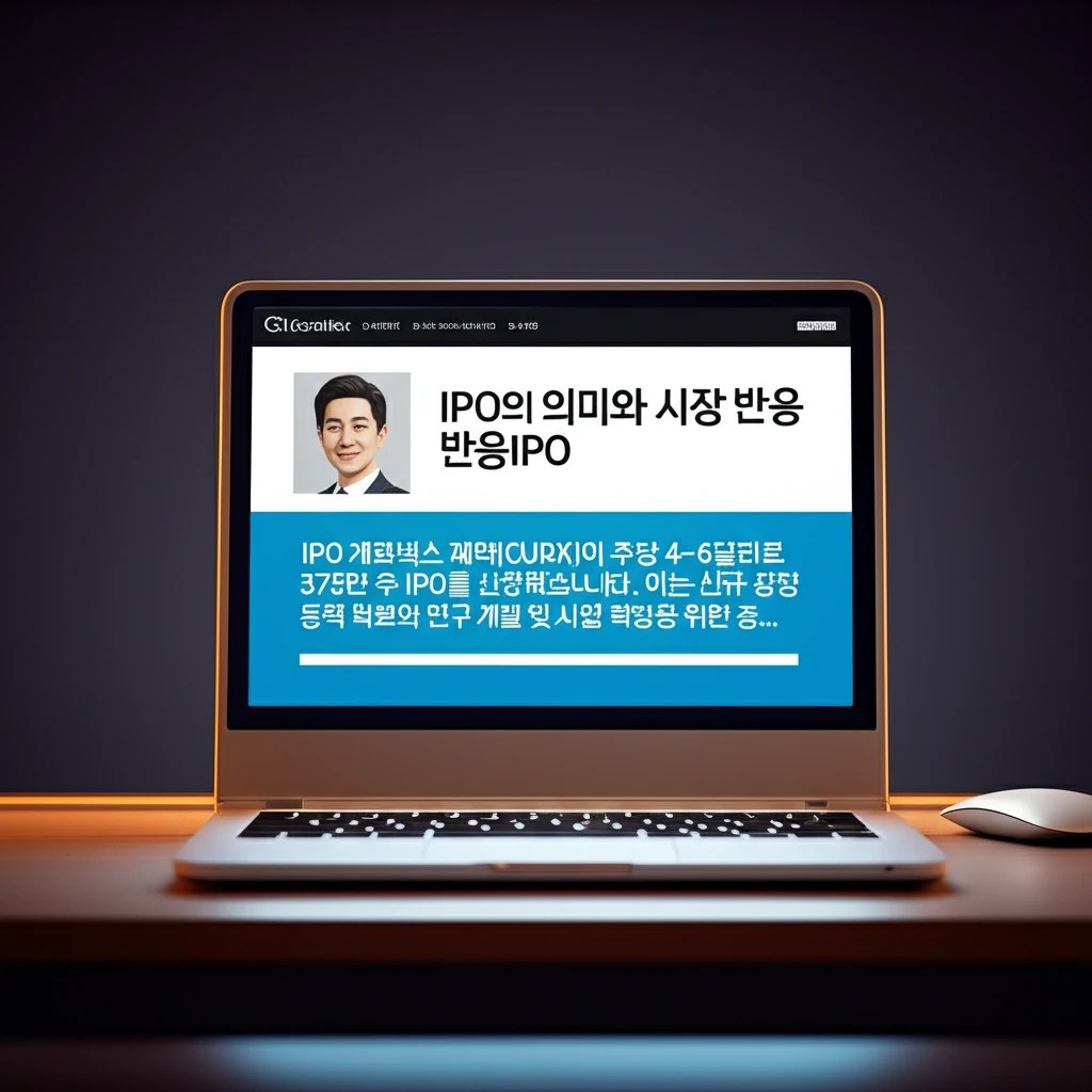 20대 여성 블로거의 큐라넥스 IPO 투자 완전 정복