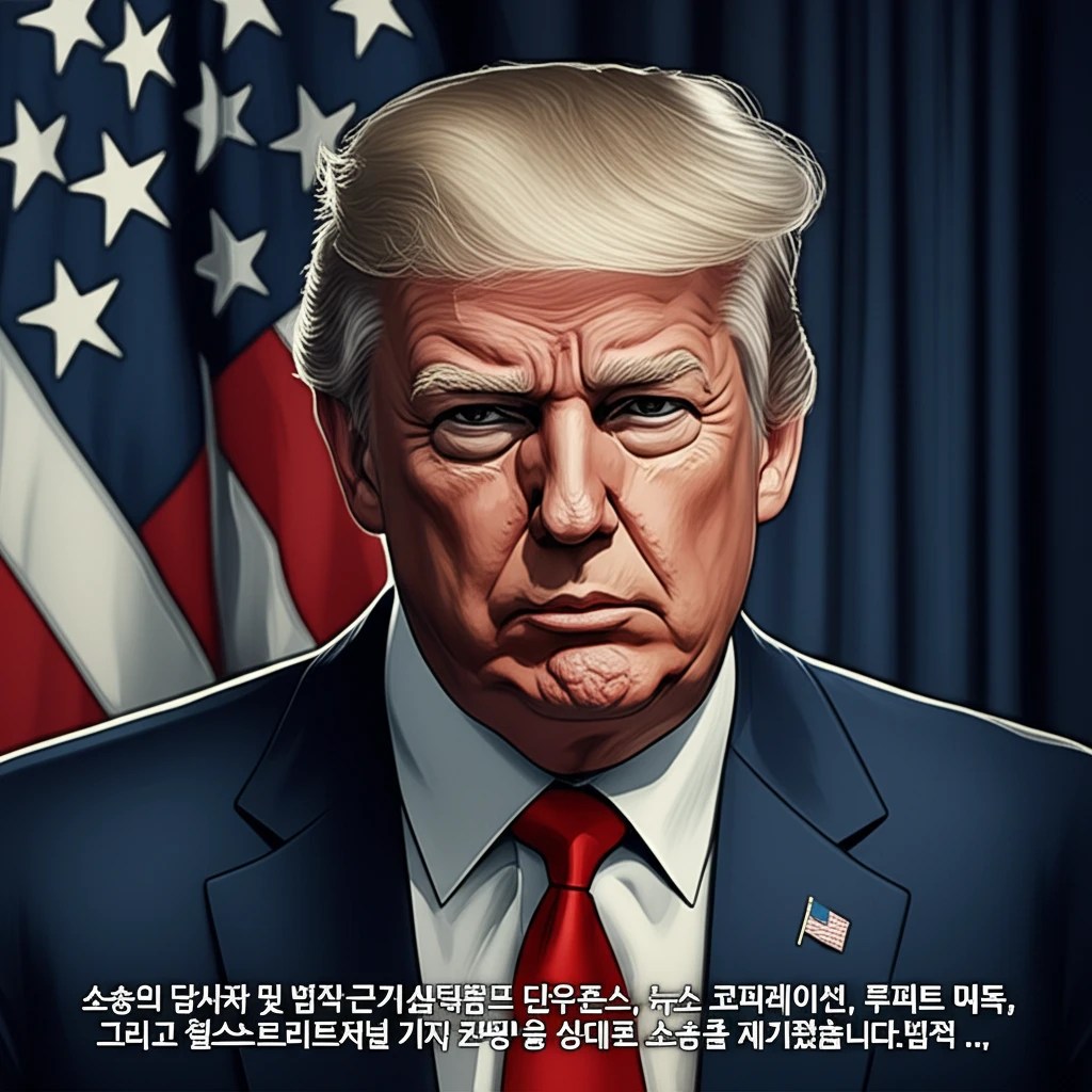 트럼프 vs 언론사, 명예훼손 전쟁 발발!