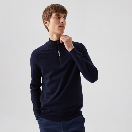 Мужской свитер Lacoste на молнии