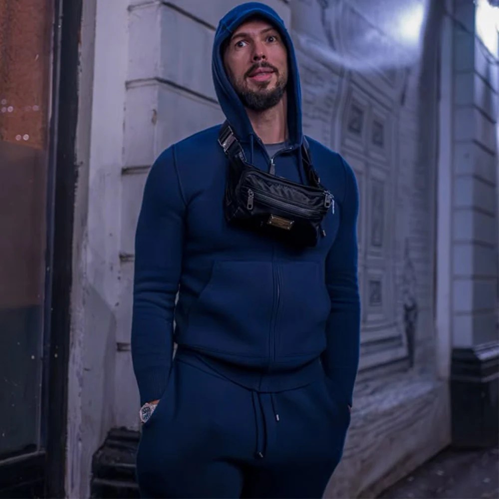 Andrew Tate Top Blue Tracksuit