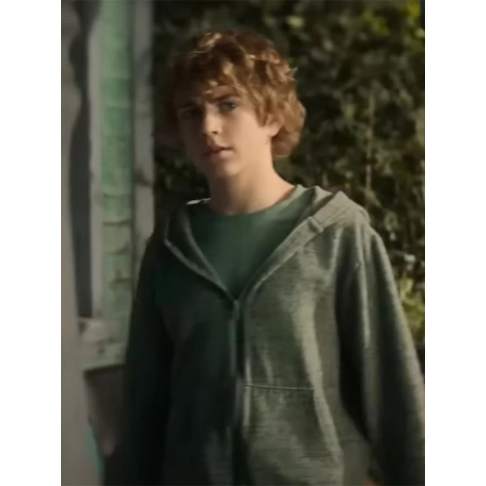 Percy Jackson and the Olympians Walker Scobell Grey Jacket