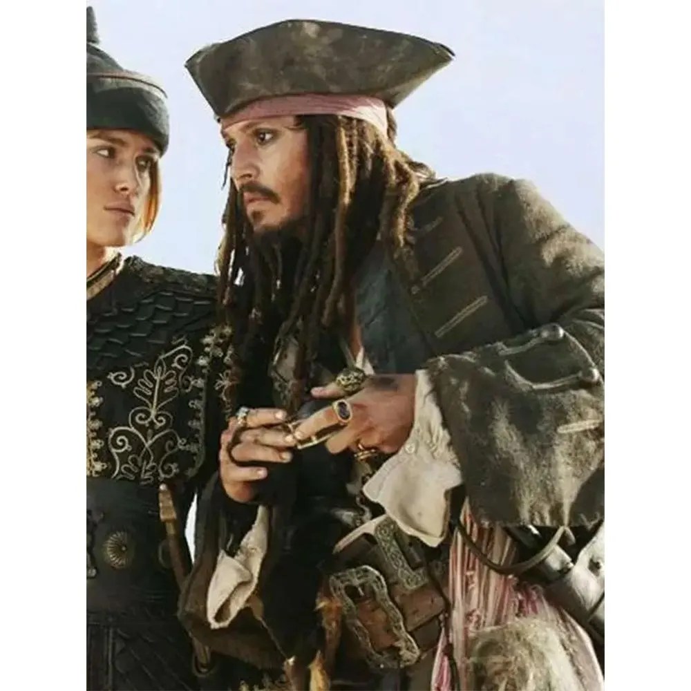 Pirate Jack Sparrow Grey Coat