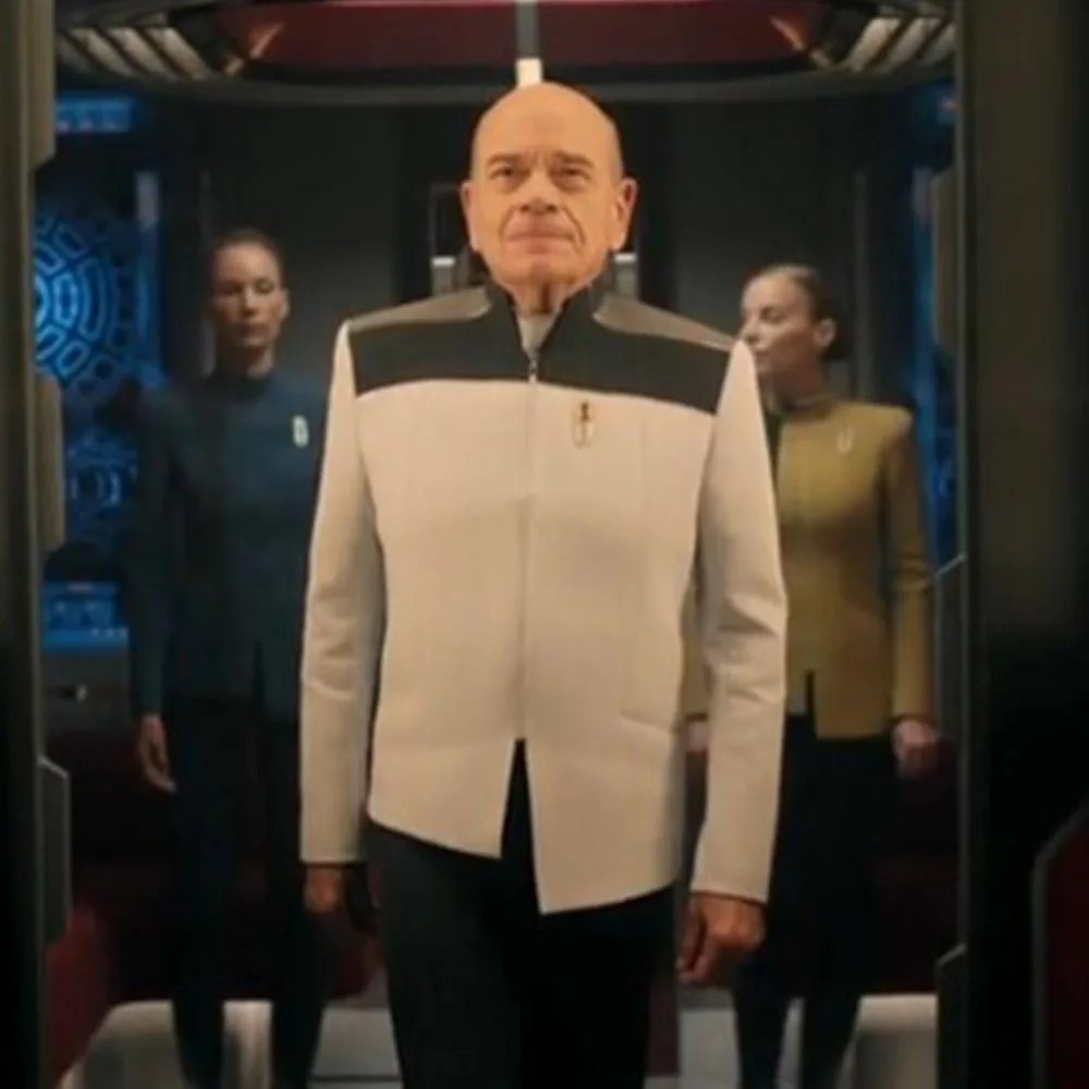 Robert Picardo Star Trek Starfleet Academy 2025 White Uniform Jacket