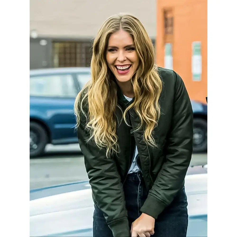 Supernatural Jamie Plum Green Bomber Jacket