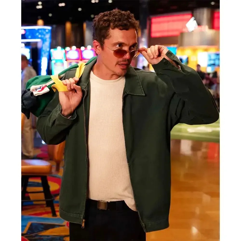 Karl Glusman Movie Eenie Meanie 2025 John Green Jacket