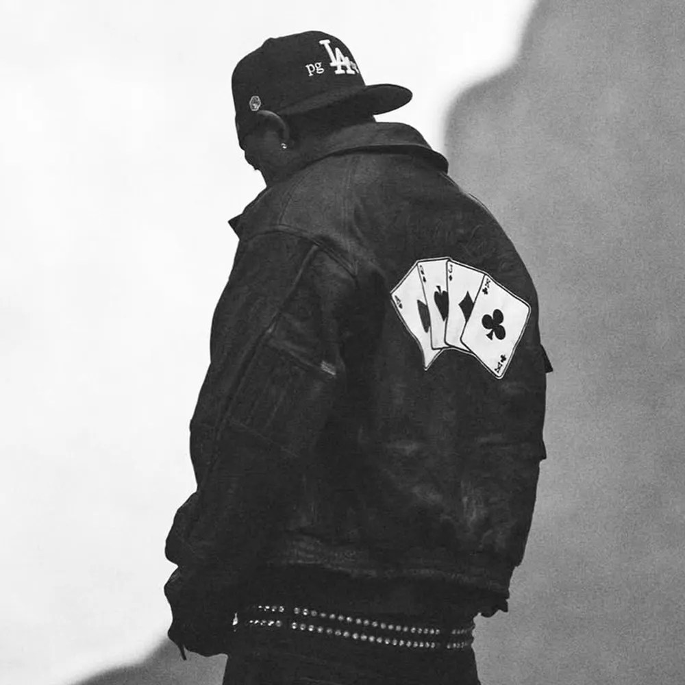Kendrick Lamar Cards Leather Jacket