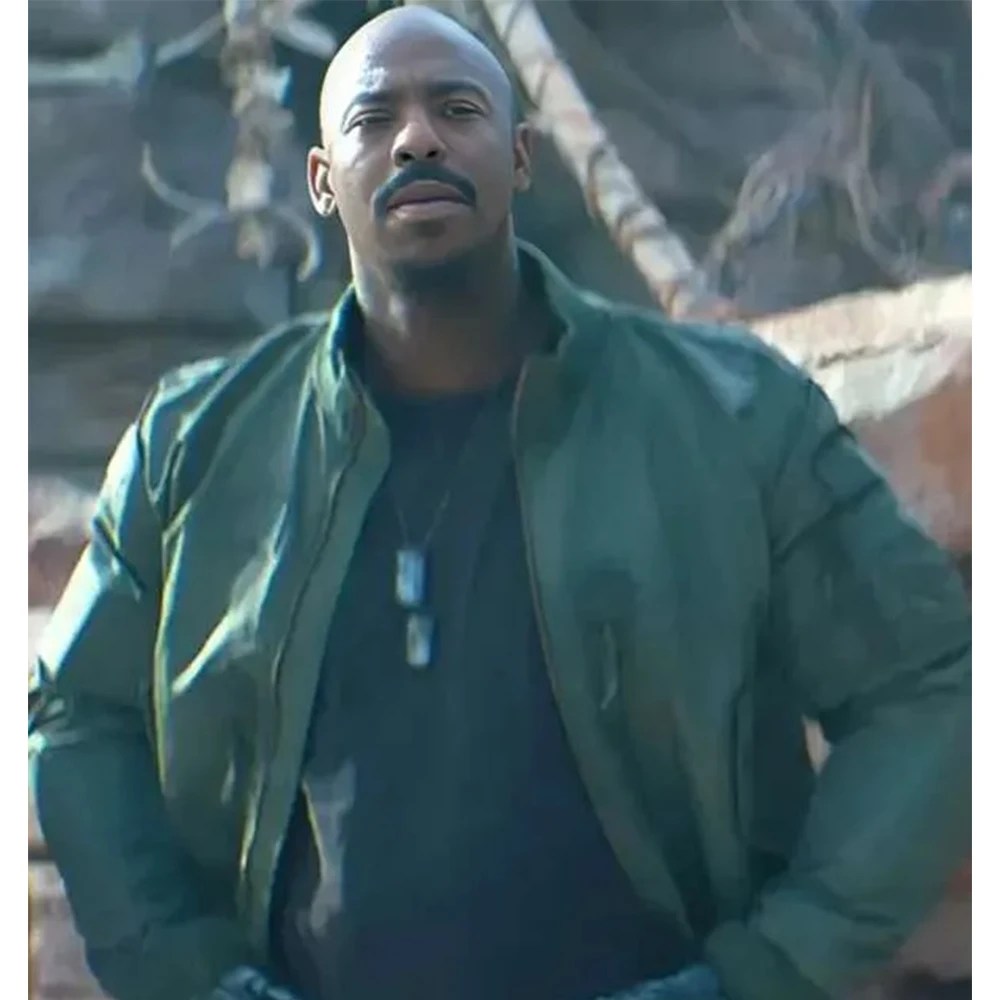 Mortal Kombat II 2025 Mehcad Brooks Green Jacket
