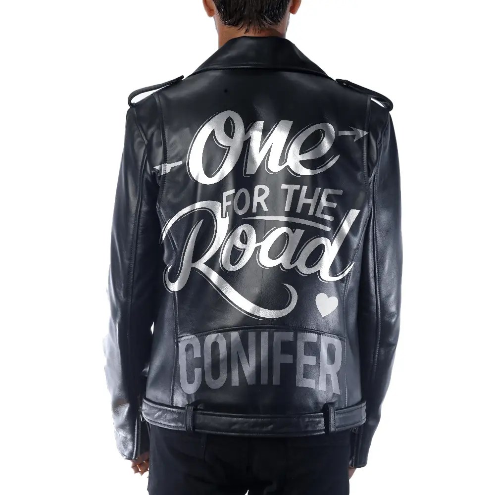 Arctic Monkeys One For The Road Leather Jacket Back