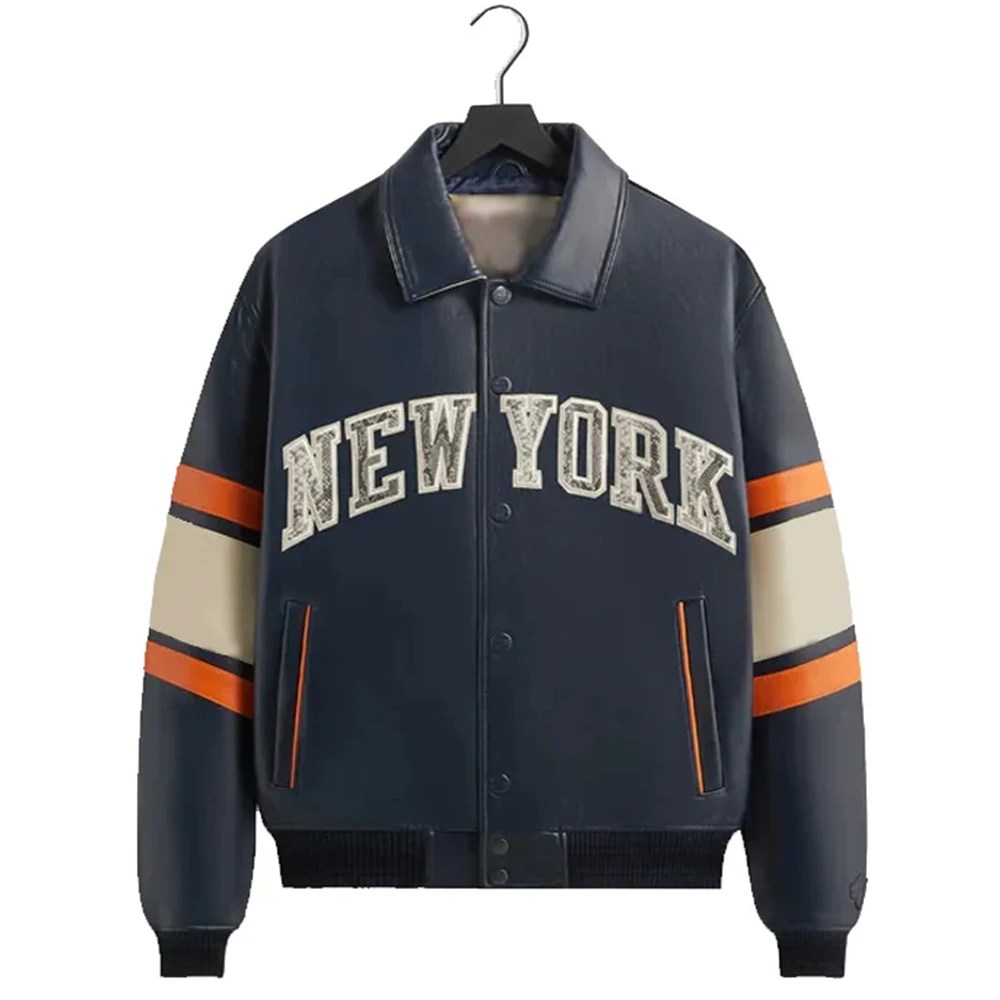 New York x Kith x AVIREX Icon Leather Jacket