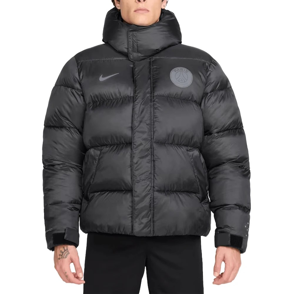 PSG Nike Down Filled Puffer Jacket - Anthracite